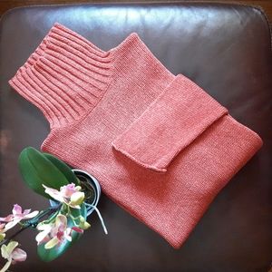 Eileen Fisher Italian Yarn Textured Knit Turtleneck Sweater